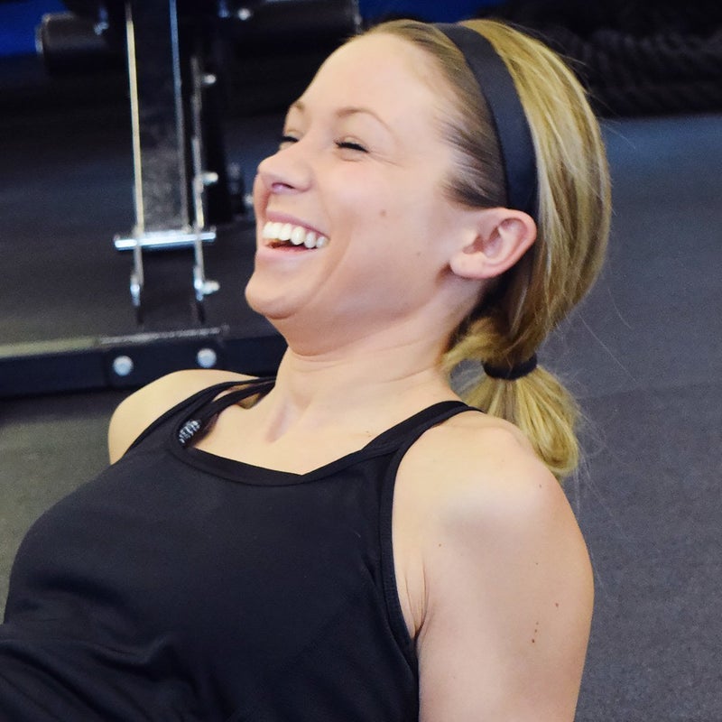 Sweaty Bands Womens Girls Headband - Non-Slip Velvet-Lined Athletic Hairband - 2-Pack Wicked Black 1-Inch and Rock Solid Gray 5/8-Inch - Image 2